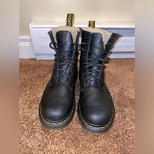 Dr. martens 1460 fur lined boots